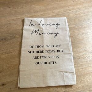 Memorium Chair Sign for Weddings